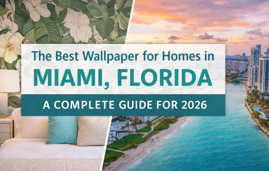 Wallpaper material and design guide for homes in Miami, Florida