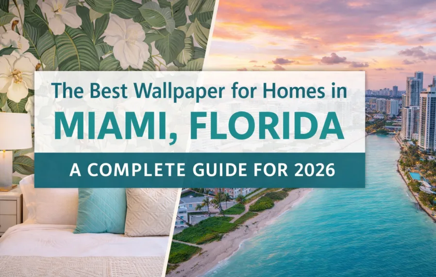 Wallpaper material and design guide for homes in Miami, Florida