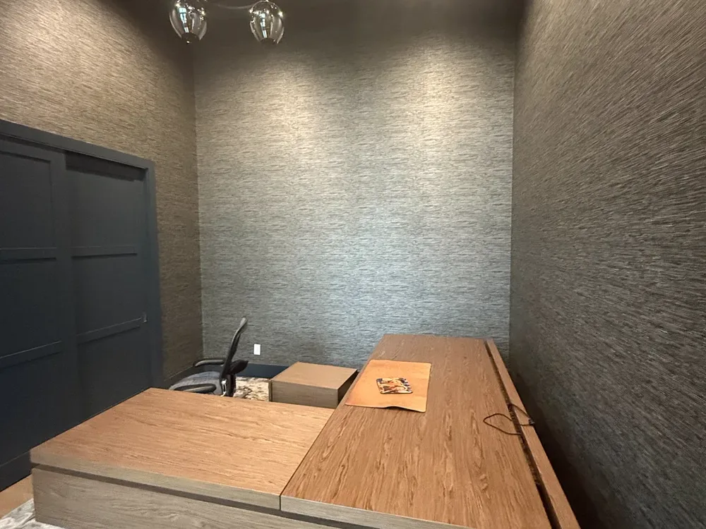 KVN Design office wallcovering installation