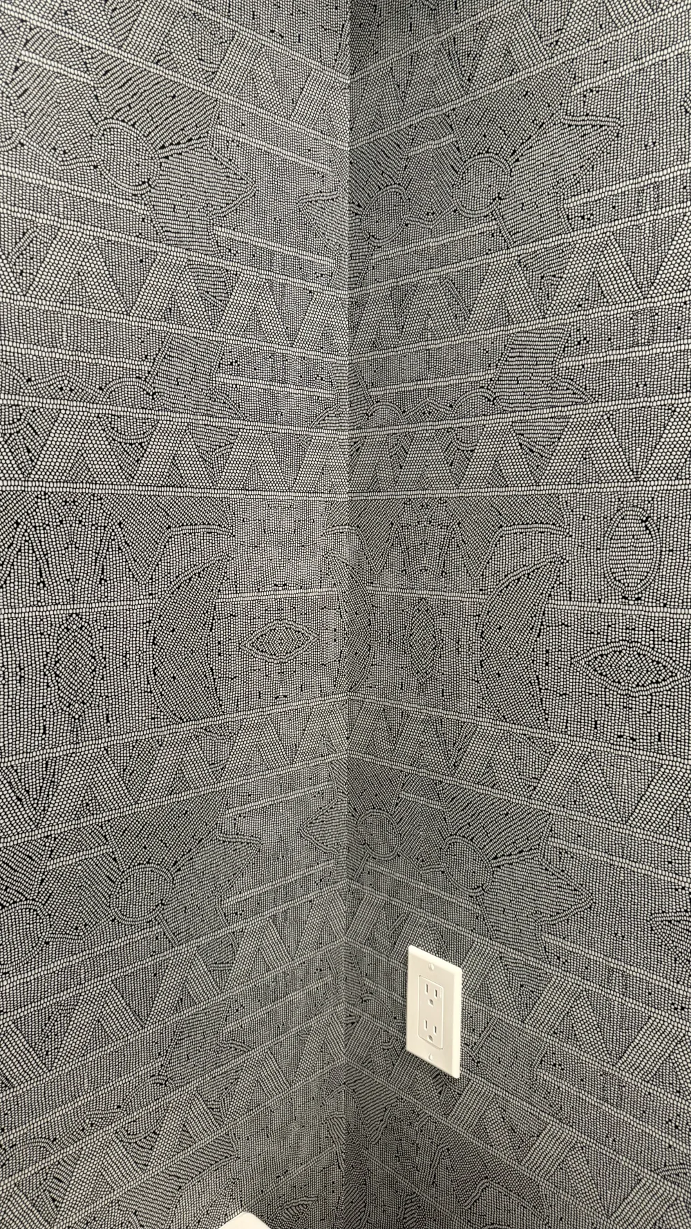 Wallcovering installation project in Wellington, Florida, view 4