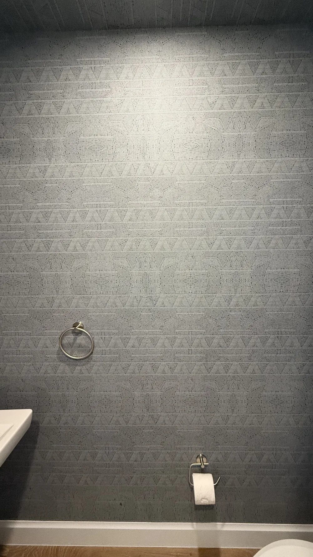 Wallcovering installation project in Wellington, Florida, view 7